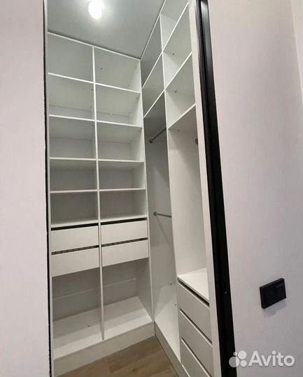 Гардеробная на заказ с гарантией 1 год