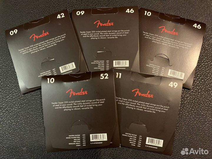 Fender Super 250's Nickelplated Steel - оригинал