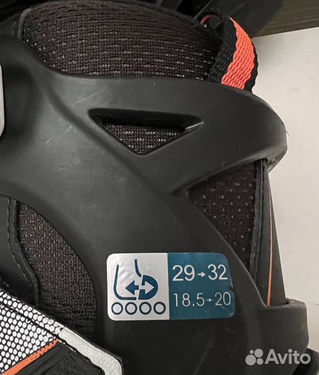 Ролики Oxelo детские 29-32 в прекрасном состоянии