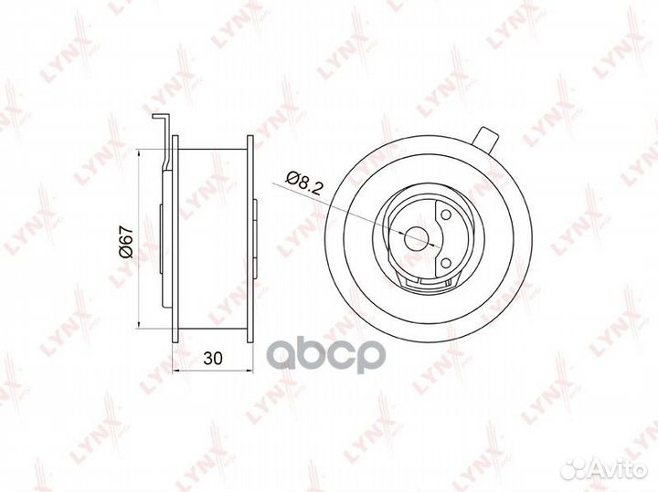 Ролик натяжной ремня грм PB-1003 lynxauto