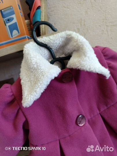 Пальто для девочки 6 месяцев