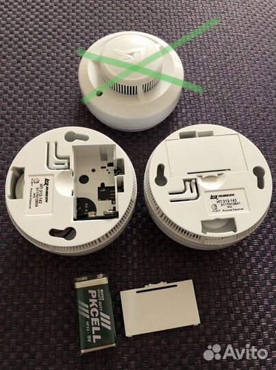 Пожарный извещатель, датчик дыма Rubezh новый