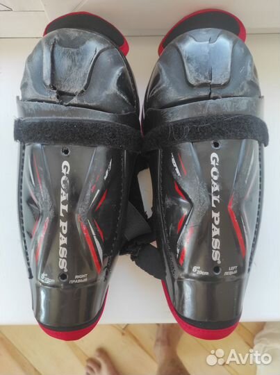 Щитки хоккейные детские