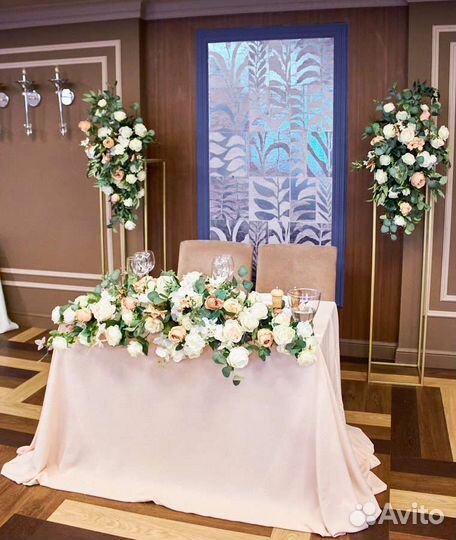 Оформление свадебного зала