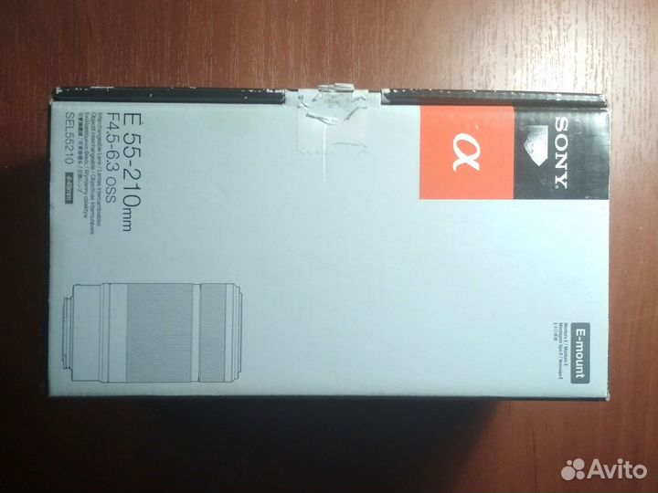 Объектив для фотоаппарата sony SEL-55210