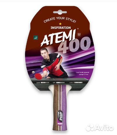 Ракетка для настольного тенниса atemi 400