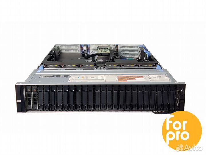 Сервер dell R740xd 28SFF 2x6142Gold 256GB, H730p