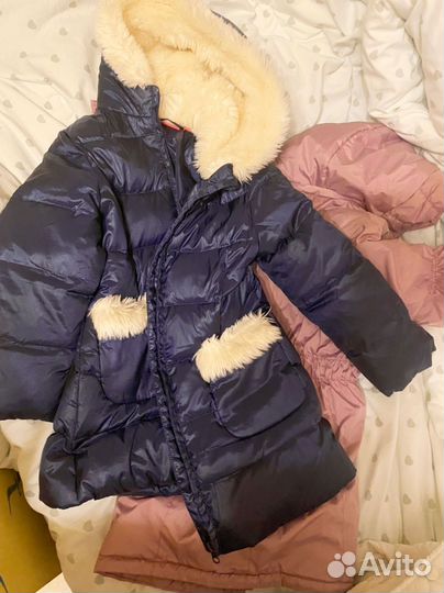 Куртка зимняя для девочки 116