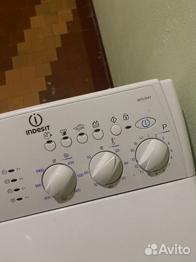 Стиральная машина indesit witl 1067