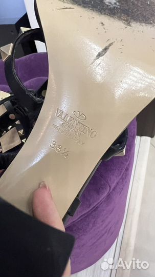 Босоножки valentino 38,5 оригинал