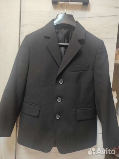 Пиджак школьный для мальчика 128