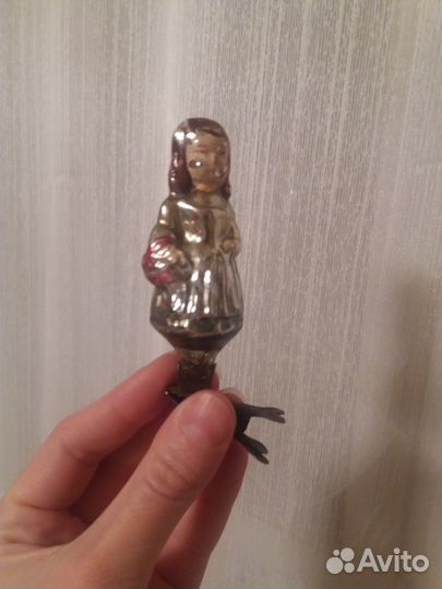 Елочная игрушка прищепка 