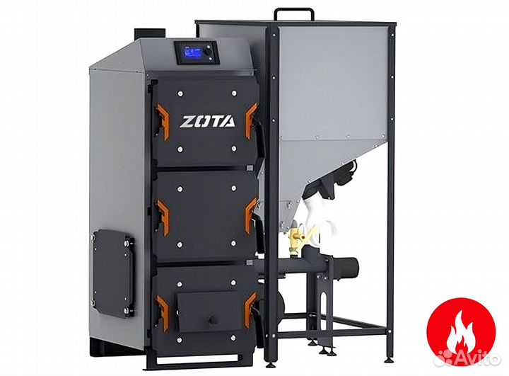 Пеллетный котел zota «focus» 22