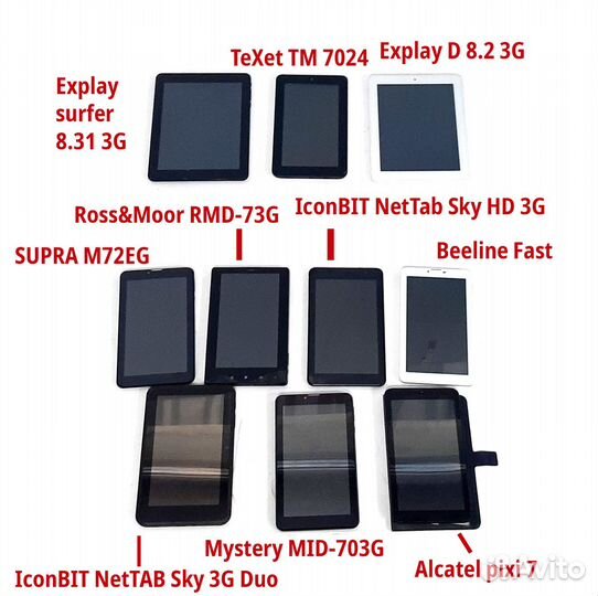 Лот Планшет 40шт