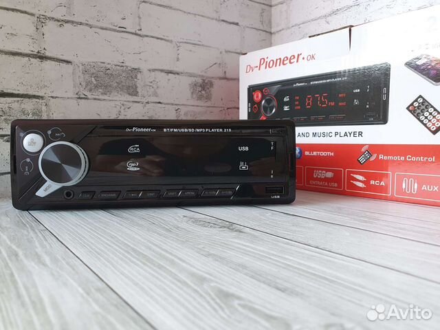 Магнитола Pioneer 215 с блютуз