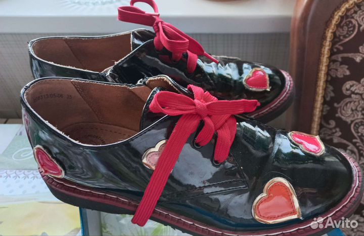 Ботинки детские лакированные