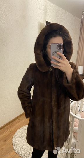 Натуральная норковая шуба