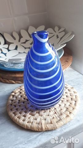 Ваза из мурановского стекла.(Италия) 14 см