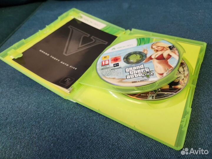 Игра GTA V (оригинал) для Xbox 360