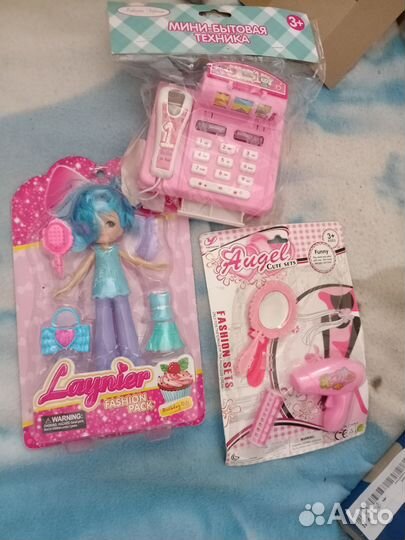 Игрушки для девочки 3 шт