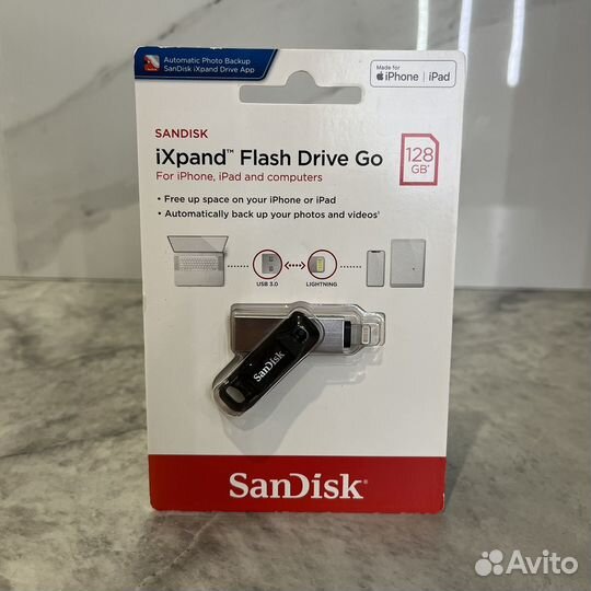 Флешка для iPhone SanDisk IXpand Flash Drive 128GB