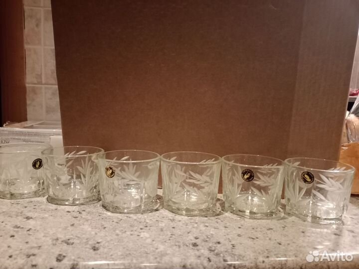 Рюмки СССР 6 шт новые