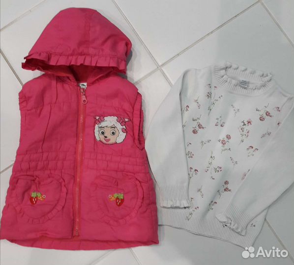Пакет вещей на девочку рост 104