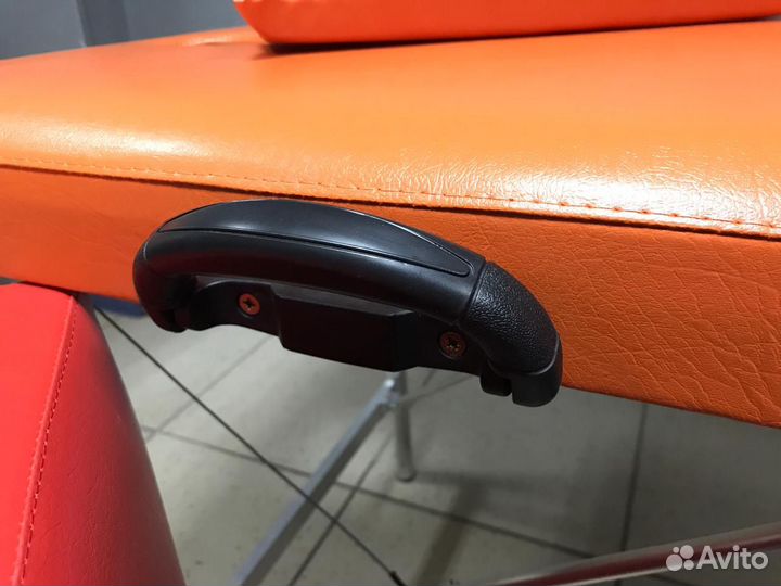 Массажный стол складной Комфорт 180*60 - оранжевый