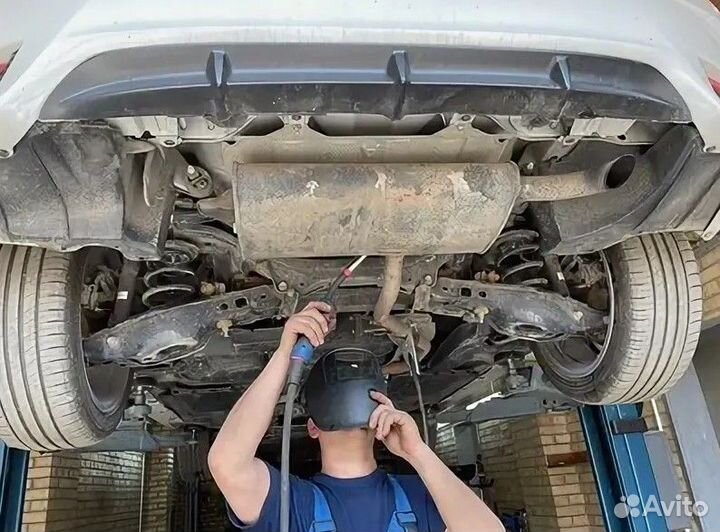 Диагностика выхлопа BMW 7 серии 2005-2008