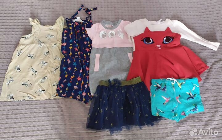 Вещи пакетом на девочку р 56-80