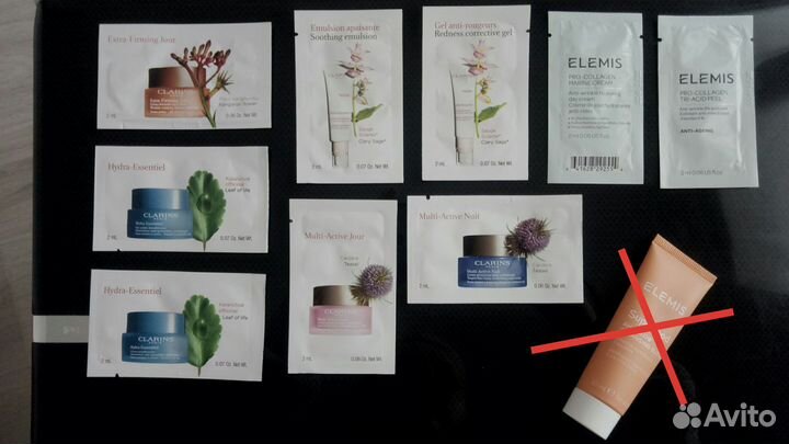 Пробники Erborian, Clarins, Elemis