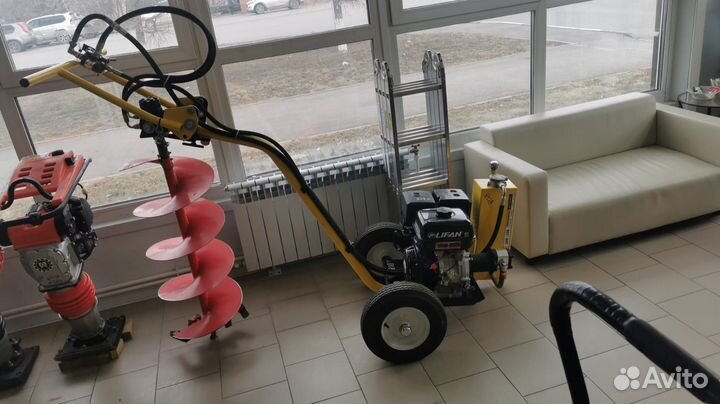 Аренда мотобура ямобура 100-400 мм бур на прокат