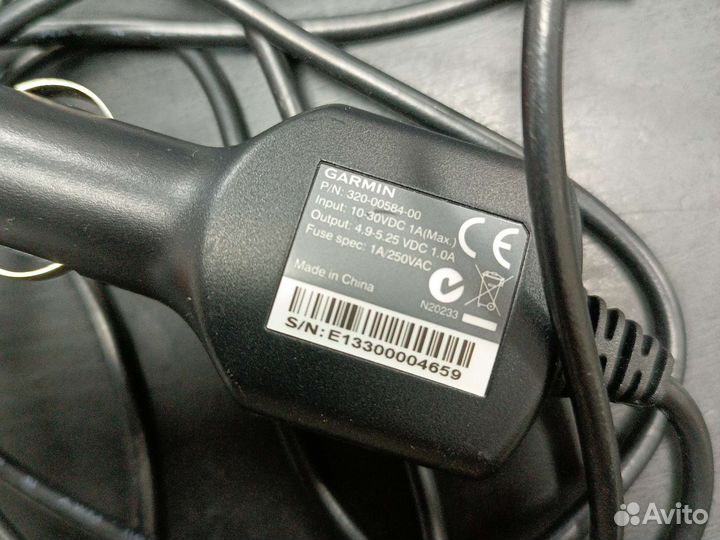 Зарядное гармин garmin 320