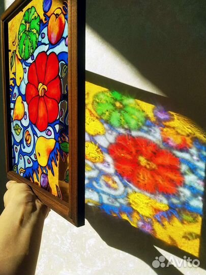 Витражная картина, панно 