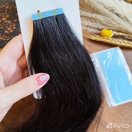 Натуральные волосы на липучках