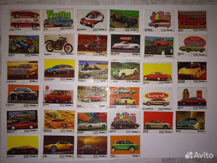 Turbo 191-260 (Полная коллекция, 70 шт)