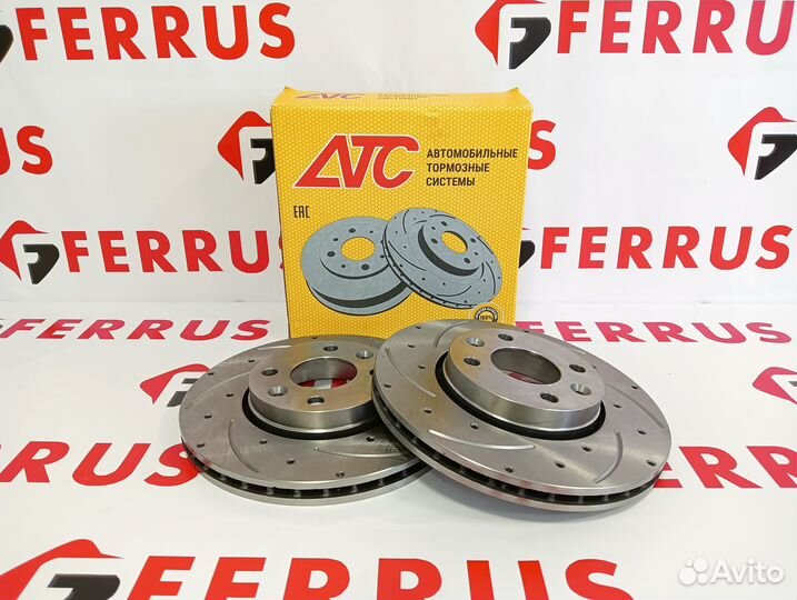 Передние тормозные диски Веста 2шт Спорт R15 вент