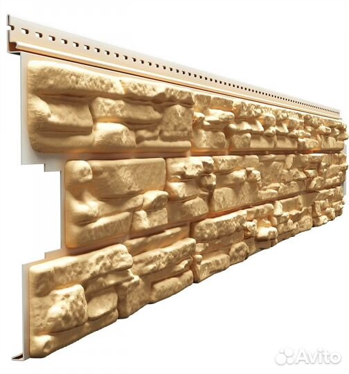 Сайдинг Цокольный Деке Rocky Пекан