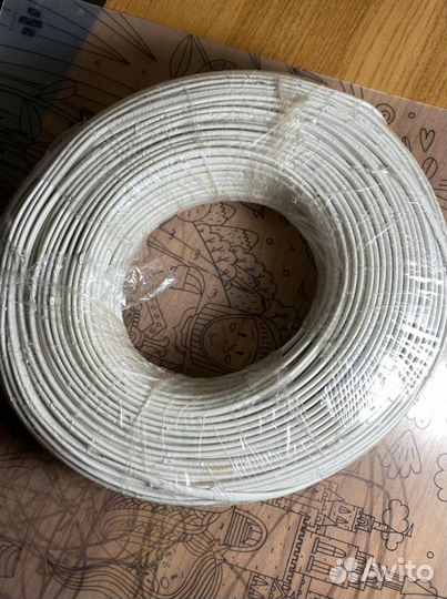 Телефонный кабель 4Х жильный (бухта 100 метров )