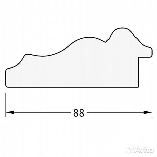 Зеркало Evoform Exclusive 86х56 BY 1237 с фацетом