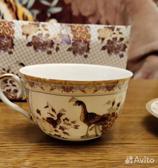 Фарфоровая чайная пара винтаж