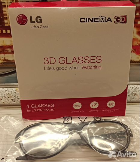3D очки для тв LG