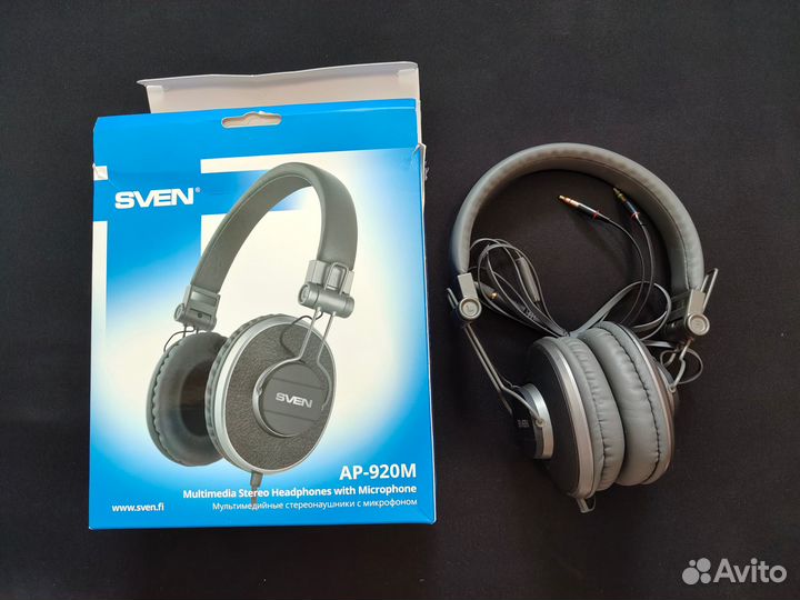 Гарнитура игровая, наушники sven AP-920M