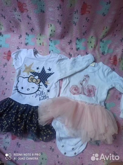 Пакет вещей на девочку 74-86