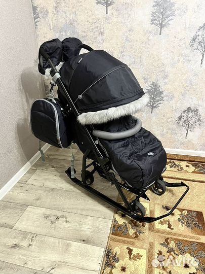 Детские санки коляска