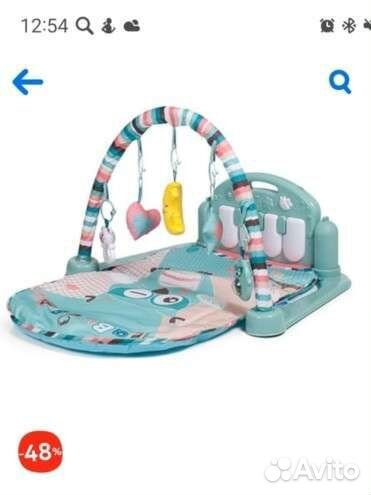 Развивающий коврик с пианино