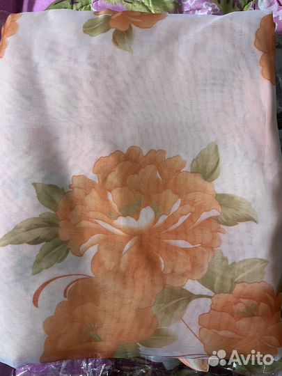 Тюль кухонный