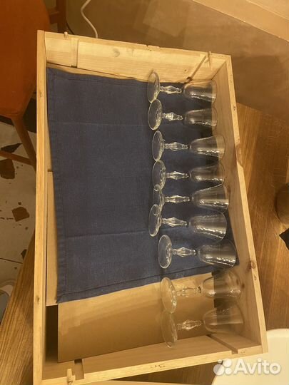 Стеклянная посуда рюмки стаканы