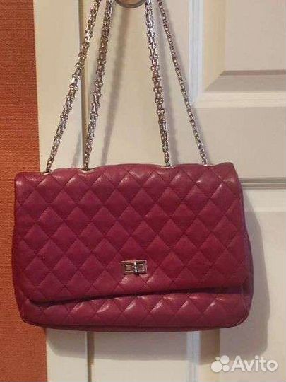 Стеганая сумка на цепочке