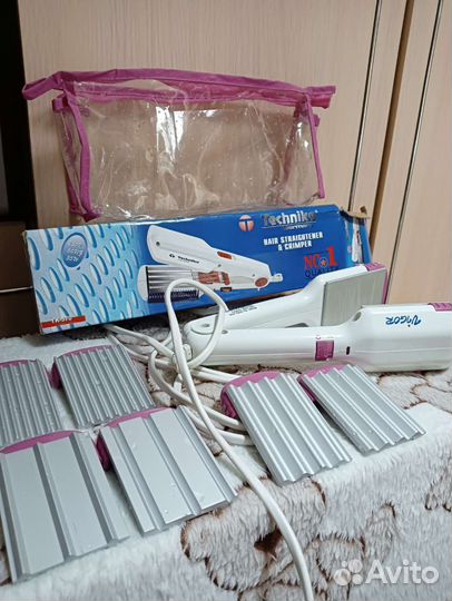 Прибор для выпрямления и гофрирования волос